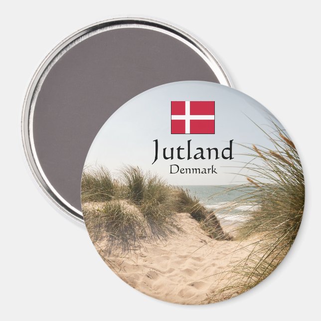 Hvide Sande Danmark Magnet (Front/Back)