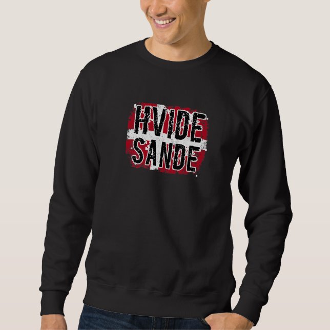 Hvide Sande Danmark Väster Jutland North Sea Lång Ärmad Tröja (Framsida)