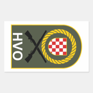 HVO REKTANGULÄRT KLISTERMÄRKE