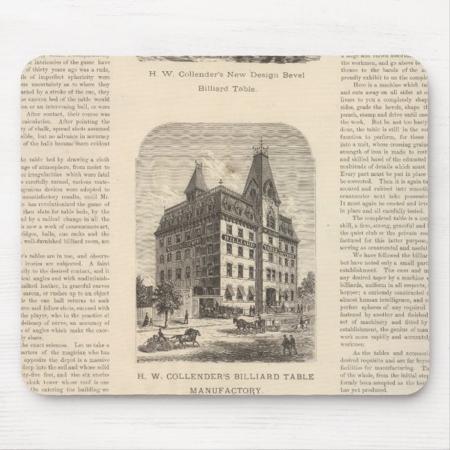 HW Collender B Kreischer och Son Musmatta (Framsidan)