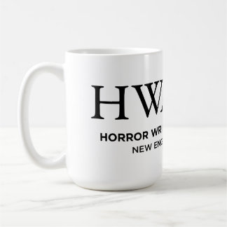 HWA-NE logotyp vit mugg 6/25