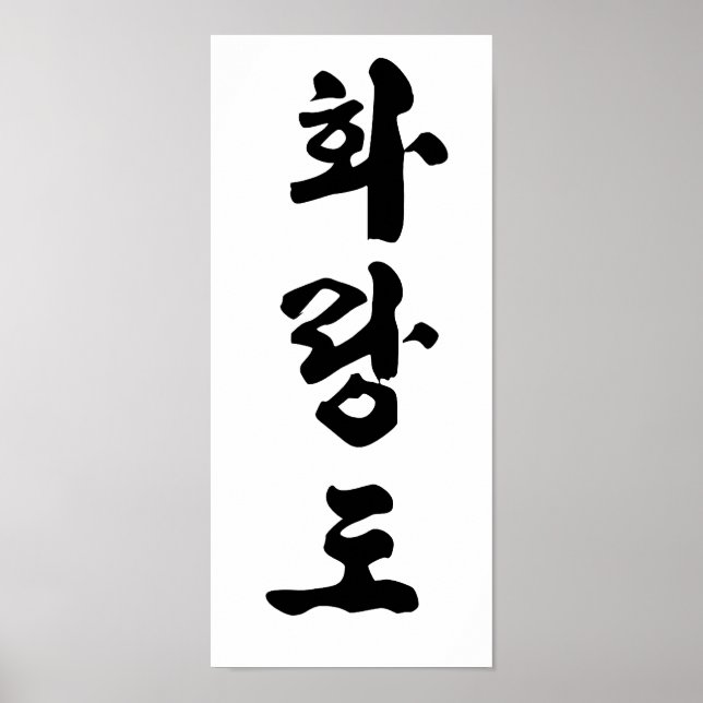 Hwa Rang Do Print Poster (Framsidan)