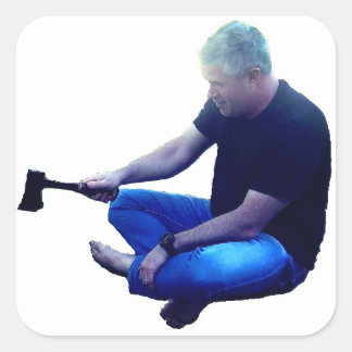 HWD Sticker Fyrkantigt Klistermärke