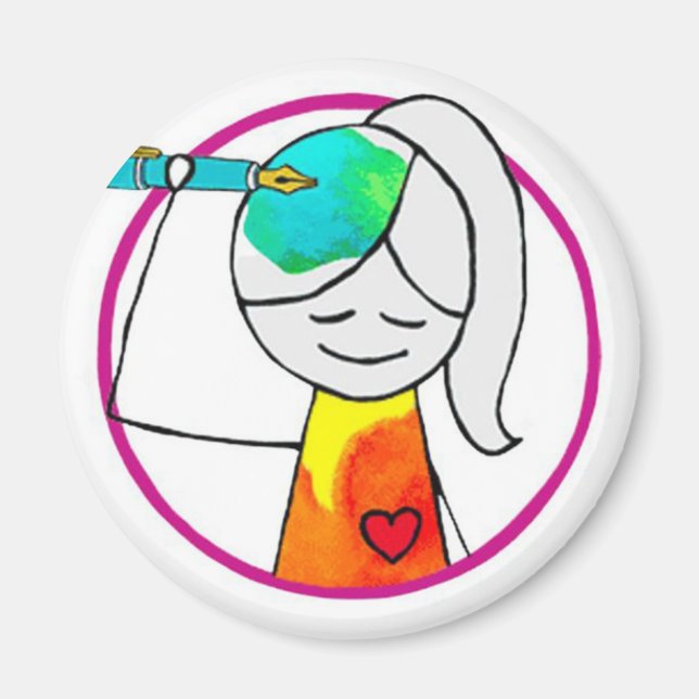 HWJ Logotyp magnet (Framsidan)