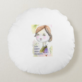 HWJ Throw Kindness Round Dekorativ kudde