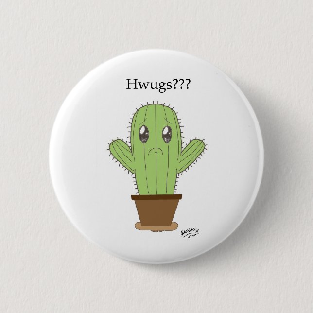 "Hwugs???", Kaktus Knapp (Framsida)