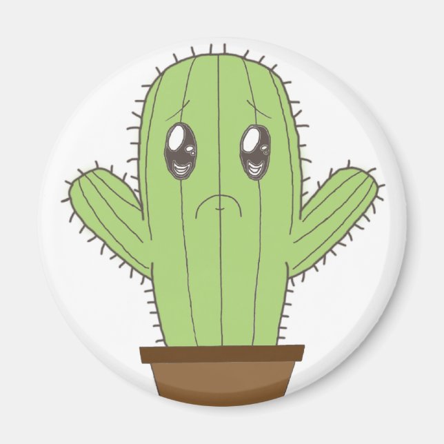 "Hwugs?" Kaktus Magnet (Framsidan)