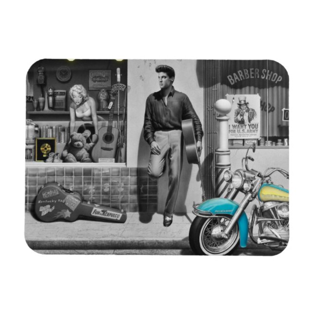 HWY 51 Silver Magnet (Horisontell)