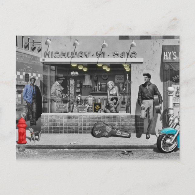 HWY 51 Silver Vykort (Framsida)