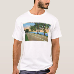 Hwy rutt 5 beskådar av Seneca sjön Tee Shirt