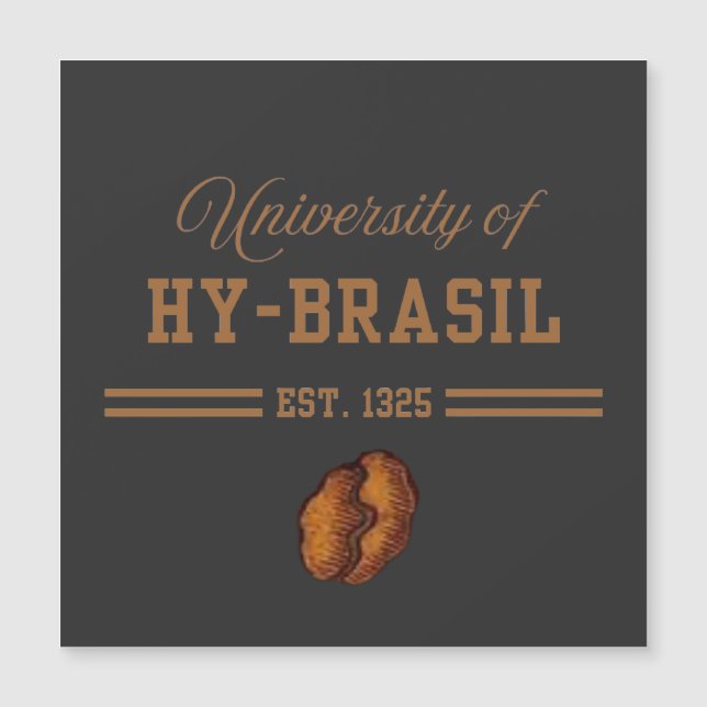 Hy-Brasils universitet, Est. 1325 (Framsida)