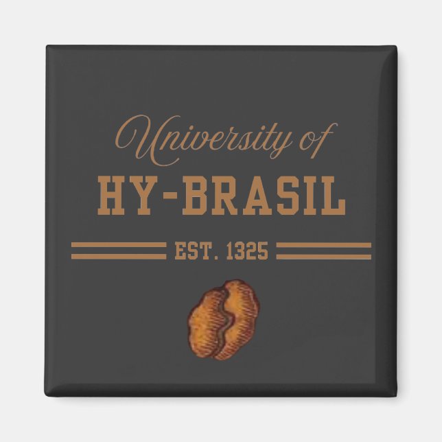 Hy-Brasils universitet, Est. 1325 Magnet (Framsidan)