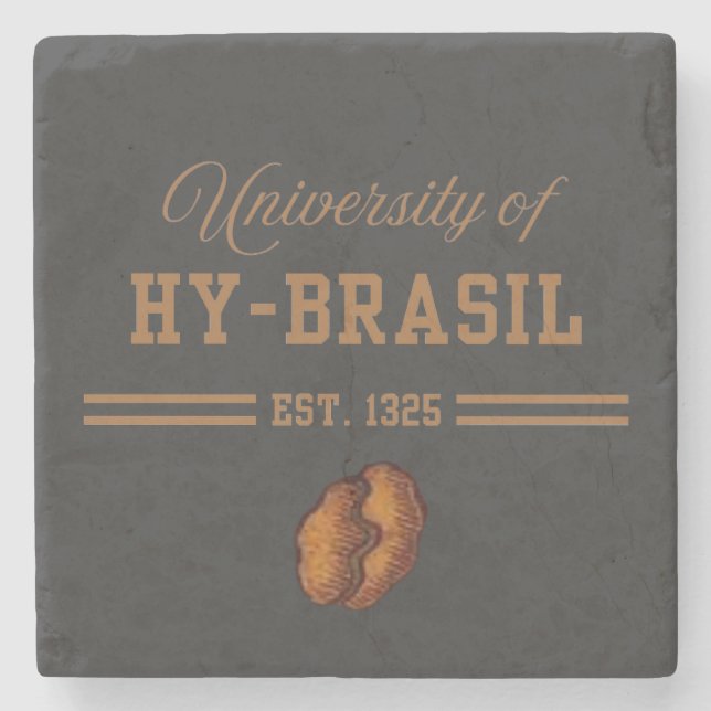 Hy-Brasils universitet, Est. 1325 Stenunderlägg (Framsidan)