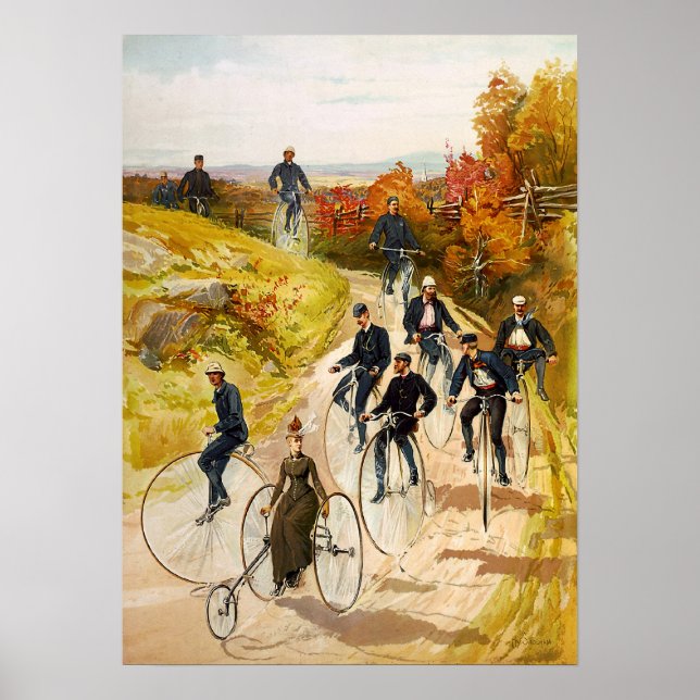 Hy Sandham Bicycling Poster (Framsidan)