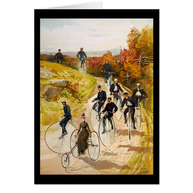 Hy Sandham cykla Hälsningskort (Framsidan)