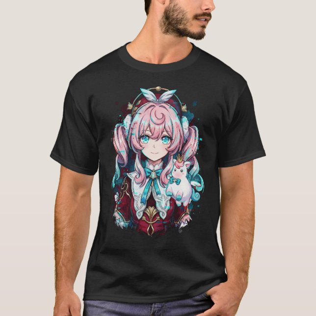 Hyacine HSR Läkare Hyacinthia Rainbow Light Buff T Shirt (Framsida)