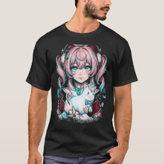 Hyacine HSR Little Ica Memosprite Skada Läkare Co T Shirt