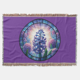 Hyacint-konst för fastnat glas filt