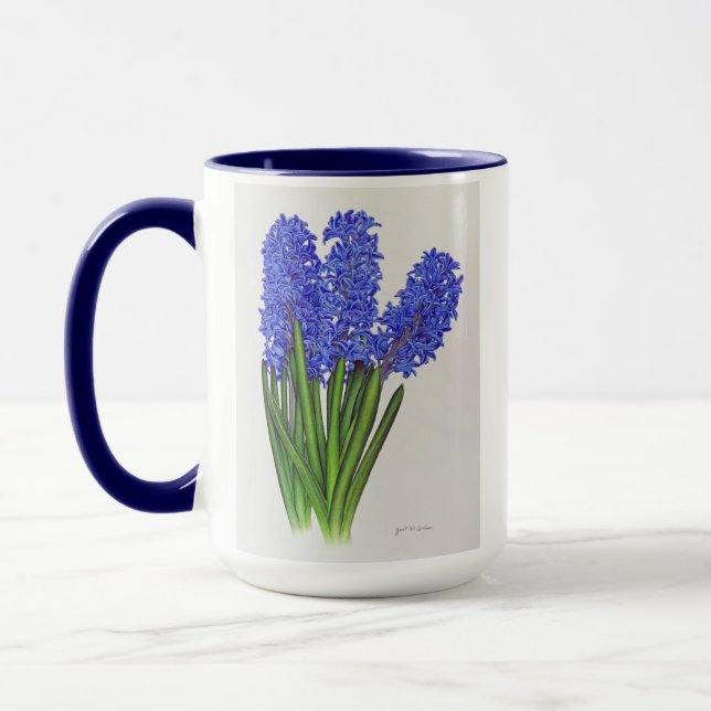 Hyacint Mugg (Vänster)