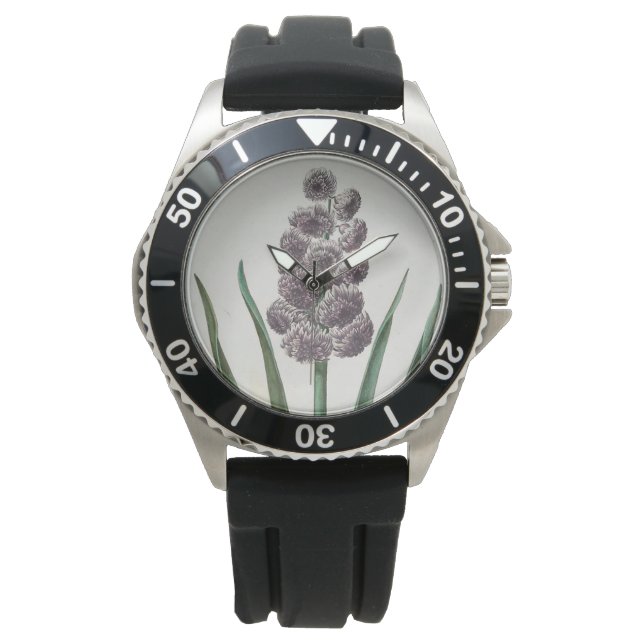 Hyacinth Flower (av Johann Michael Seligmann) Armbandsur (Framsida)