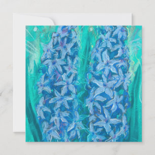 Hyacinths Blommigt Sping Flower Påsk Gift-målning