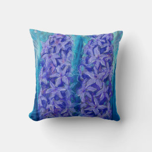 Hyacinths Blommigt Sping Flower Påsk Gift-målning Kudde