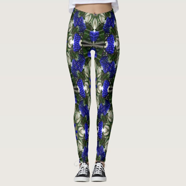 Hyacinths Galore.. Leggings (Framsida)
