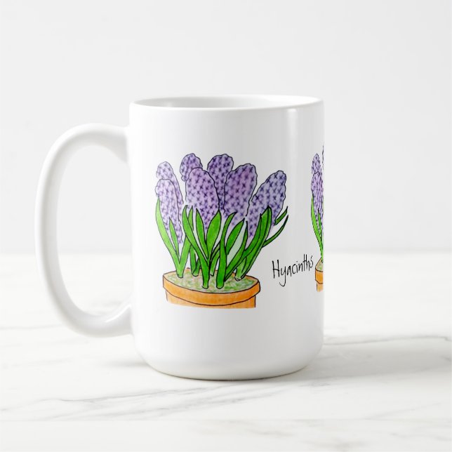 Hyacinths  kaffemugg (Vänster)