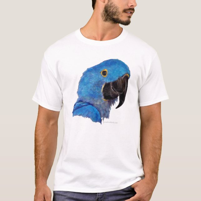 HyacintMacaw (den mörka designen) T-shirt (Framsida)