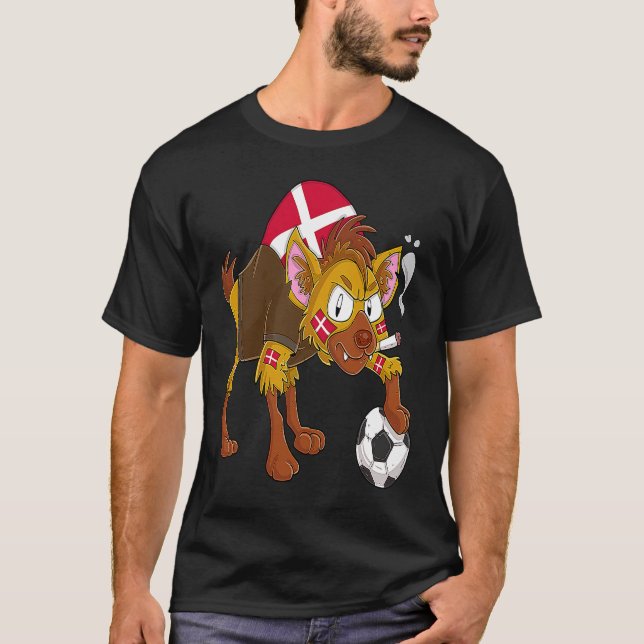 Hyäne Fläkt Danmark T Shirt (Framsida)