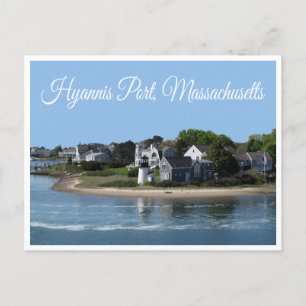 Hyannis Port Massachusetts, Cape Cod Postcard Vykort