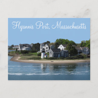 Hyannis Port Massachusetts, Cape Cod Postcard Vykort