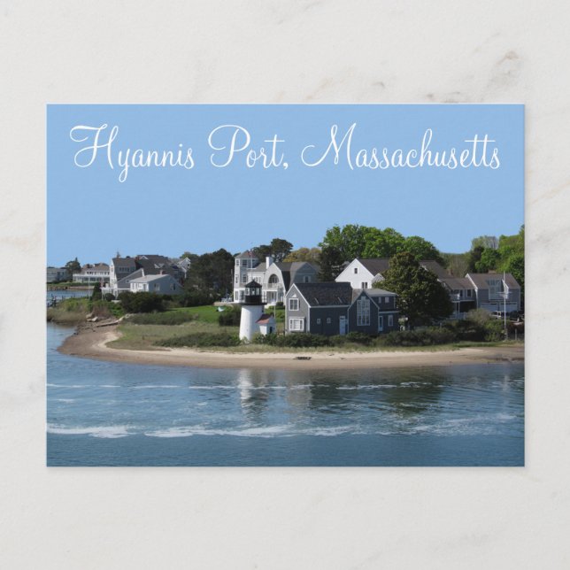 Hyannis Port Massachusetts, Cape Cod Postcard Vykort (Framsida)