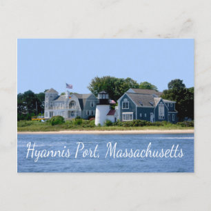 Hyannis Port Massachusetts, Cape Cod Postcard Vykort