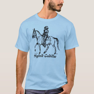 Hybrid- Cadillac för Gaited Mule design T-shirt