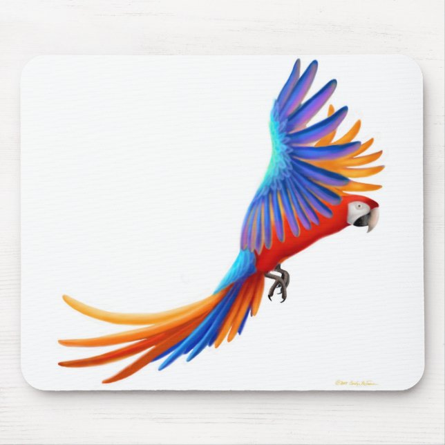 Hybrid- Camelot Macaw Mousepad Musmatta (Framsidan)
