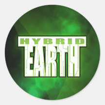 Hybrid Earth Sticker - Round