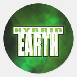 Hybrid Earth Sticker - Round Runt Klistermärke
