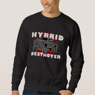 Hybrid Förstörare upplyst dieselägardesign i Lastb Lång Ärmad Tröja