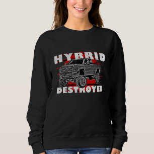 Hybrid Förstörare upplyst dieselägardesign i Lastb T Shirt