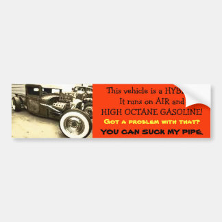 Hybrid- hot rod bildekal