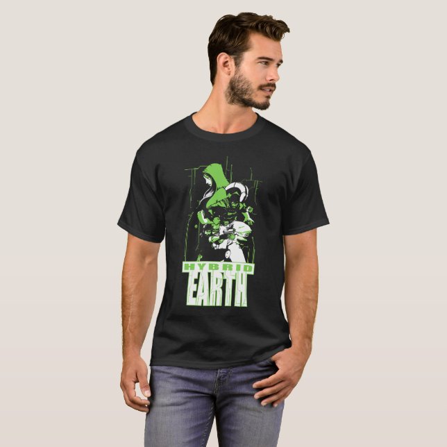 Hybrid- jordTrio Tee Shirt (Hel framsida)