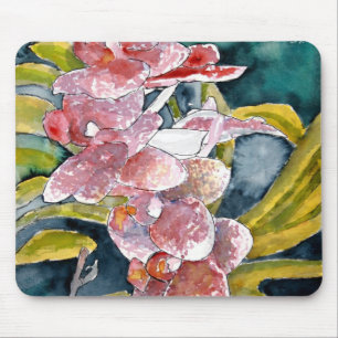 hybrid- mousepad för orchidsblommakonst musmatta