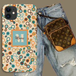 Hybrid Paisley - Mörk Retro Phone Case