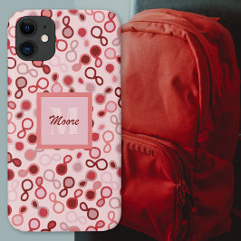 Hybrid Paisley - Rosa till Red Ombre Phone Case