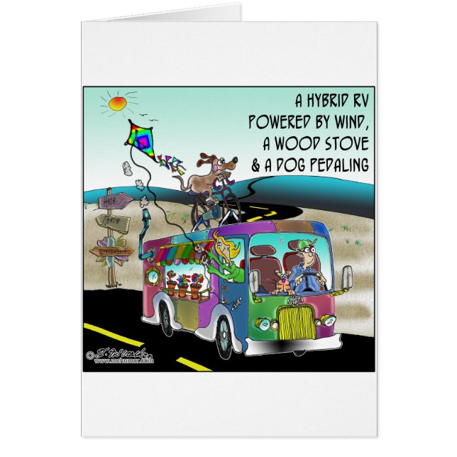 Hybrid- RV Hälsningskort (Framsidan)
