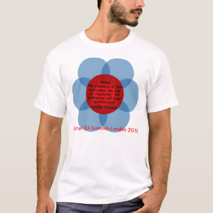Hybrid- tänkare: Det standart av kärlek T-shirt