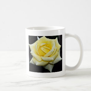 Hybrid- Tea steg "Helmut Schmidt" vitblommor Kaffemugg
