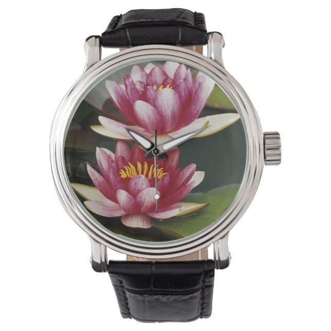 Hybrid vattenliljor armbandsur (Framsida)
