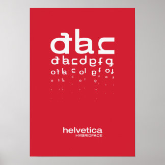 Hybridansikte 02 poster